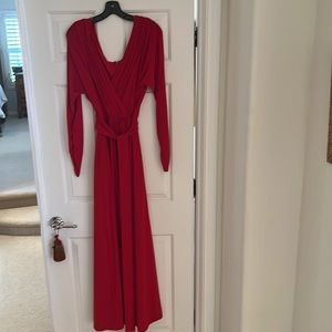 TADASHI RED GOWN